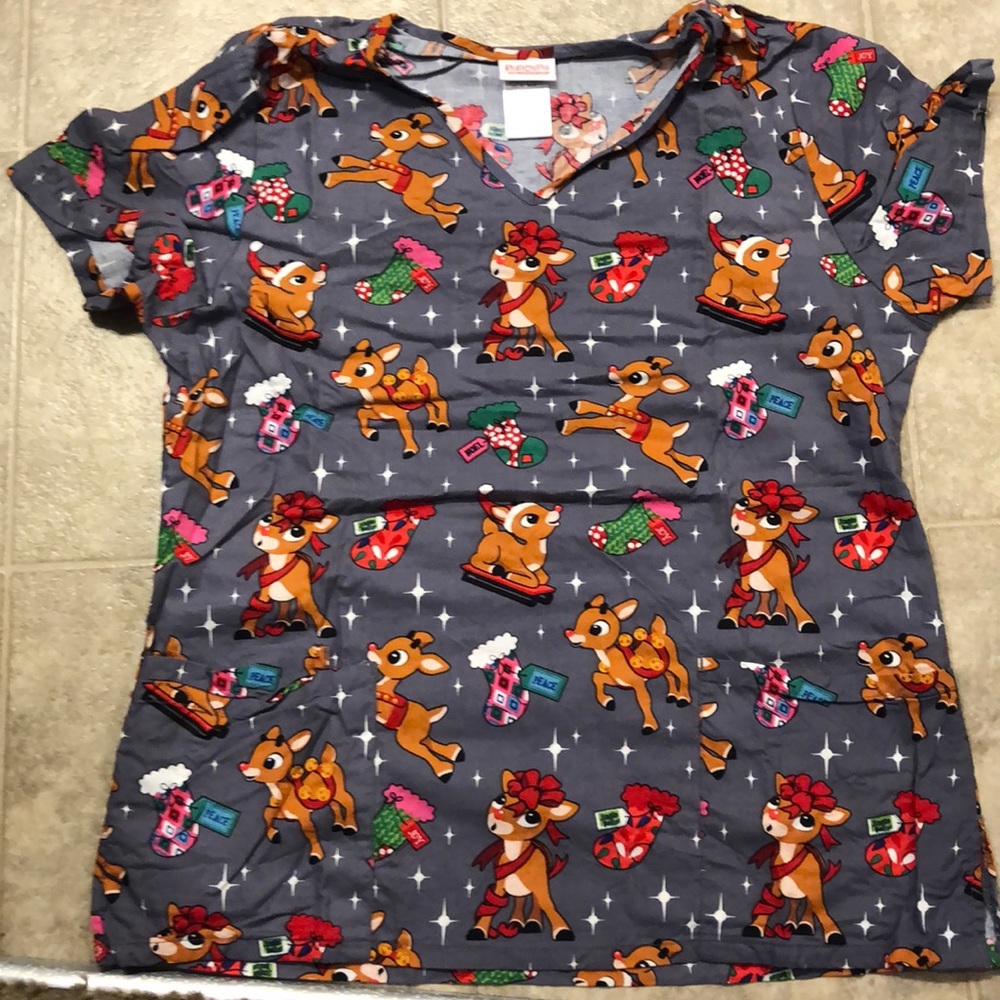 Christmas Women’s Scrub Top